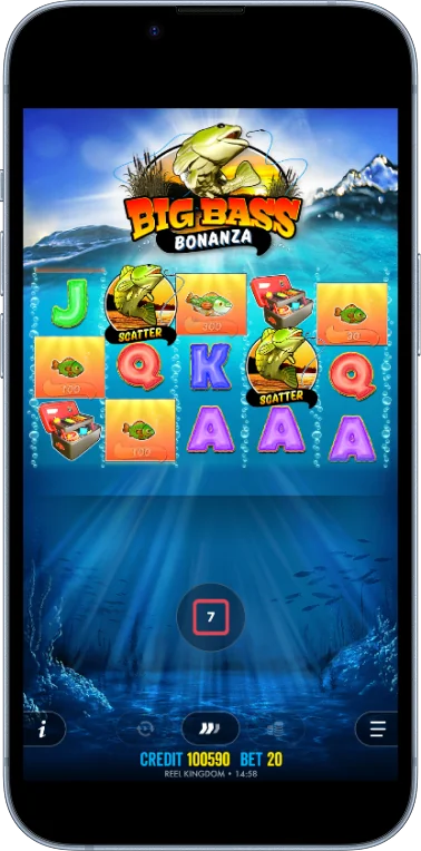 Big Bass Bonanza main screen